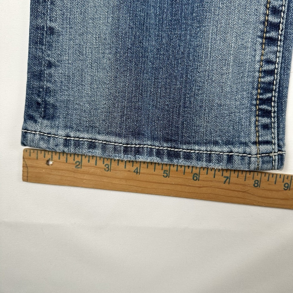 Miss Me Women's 29 Low Rise Bootcut Distressed Rhinestone Bling Jeans Y2K - Picture 12 of 12